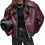 Chaqueta de Cuero Granate para Mujer: Análisis y Comparativa de Estilos, Calidades y Tendencias
